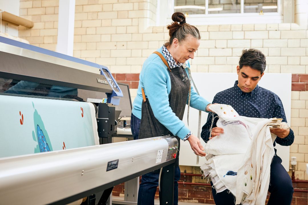 Fabric printer, Head Post Office workshops.