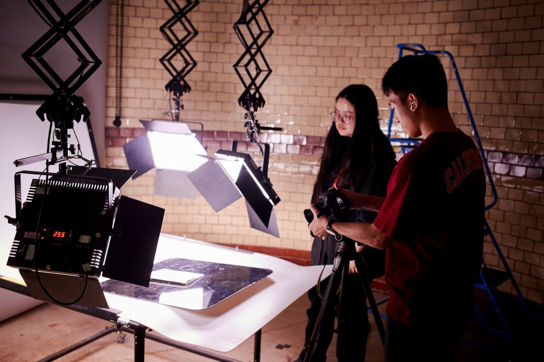 Photography darkrooms and studios across campus.