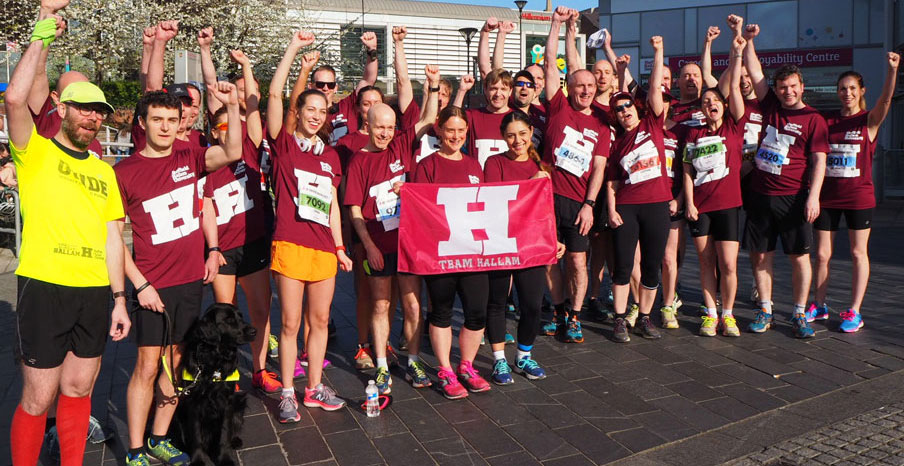 Staff conquer half marathon for Hallam Fund | Sheffield Hallam University