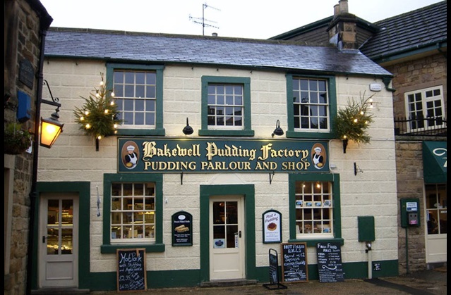 View of Bakewell Pudding Factory shop