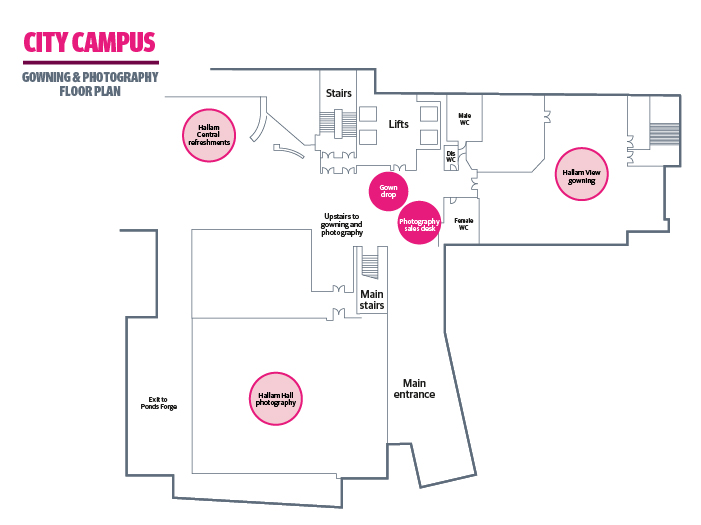 Owen building graduation campus map