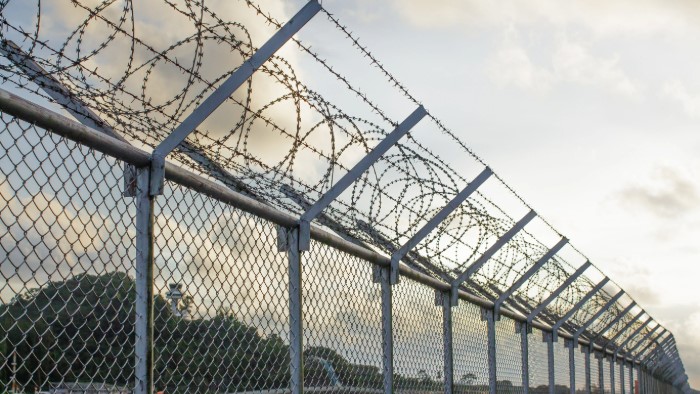 Photo of prison gate