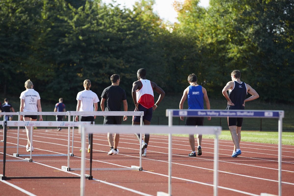 Track athletes