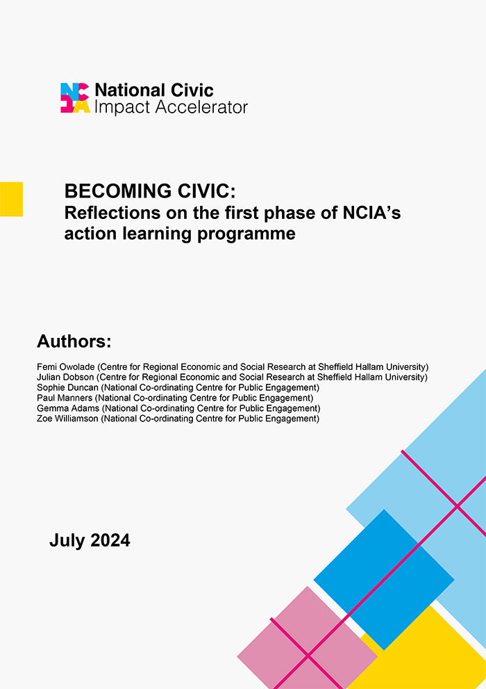 Becoming Civic: Reflections on the first phase of NCIA’s action learning programme