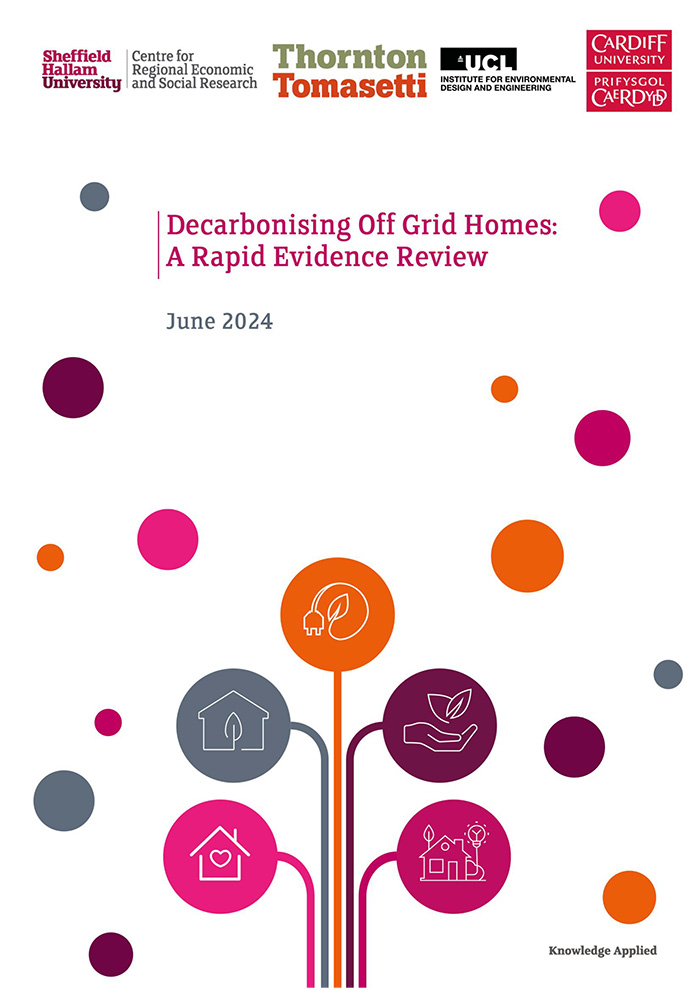 Decarbonising Off Grid Homes: A Rapid Evidence Review