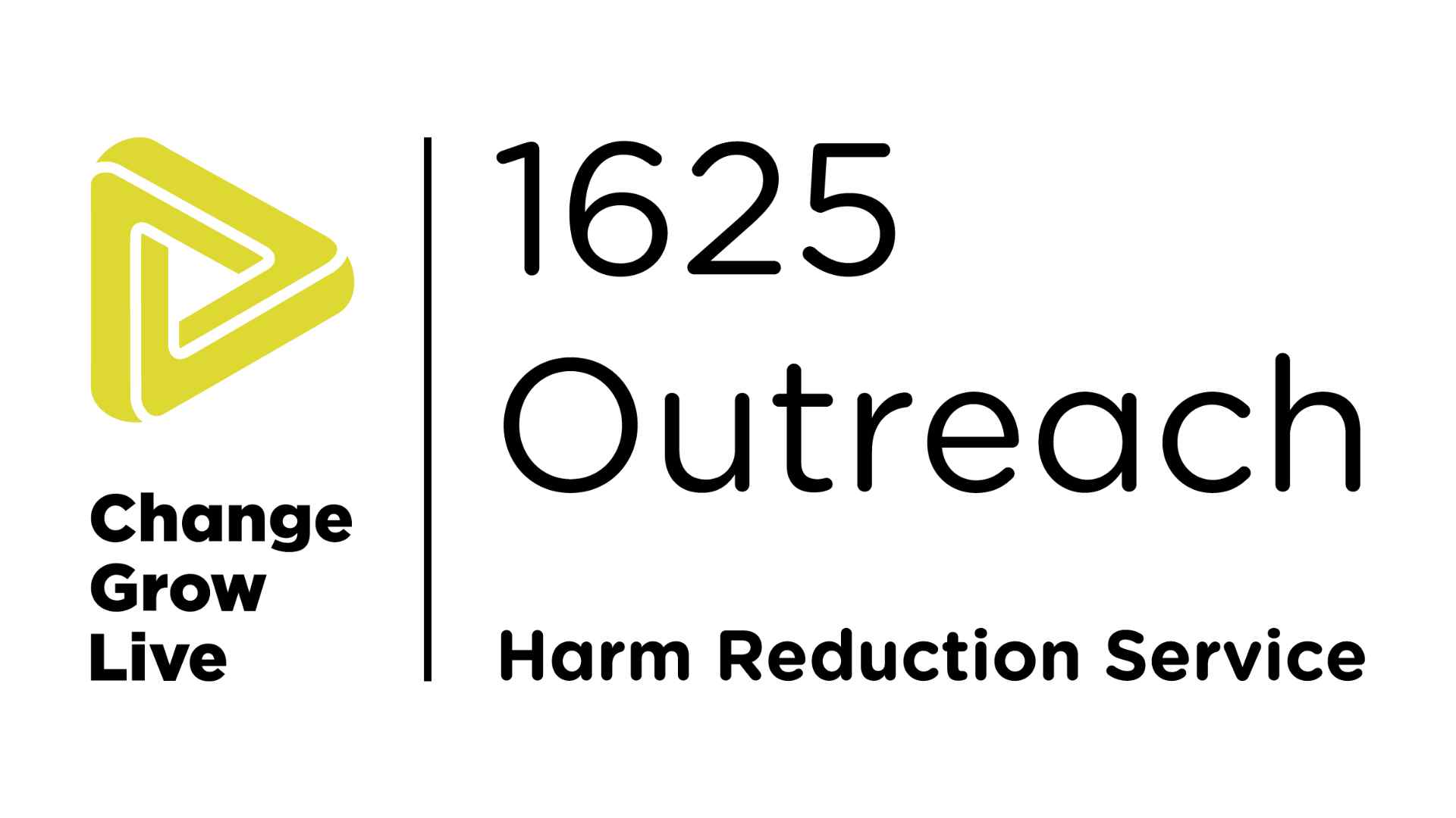 1625 Outreach Harm Reduction Service, Change Grow Live Logo 